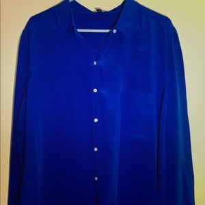 Ann Taylor Drapey Silk Blouse